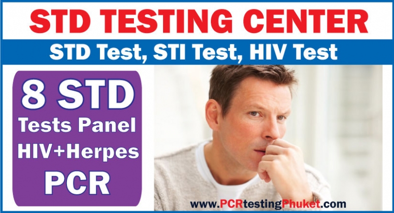 8 STD Tests Panel - HIV PCR + Herpes PCR